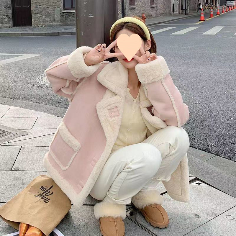 Manteau en daim coréen