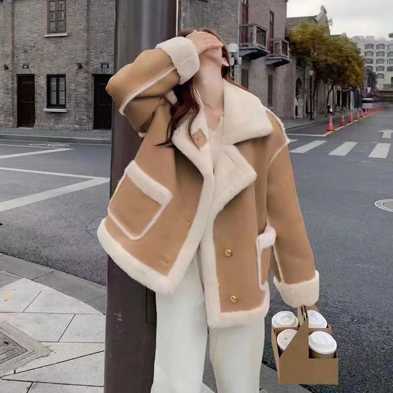 Manteau en daim coréen