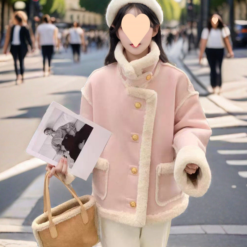 Manteau en daim coréen