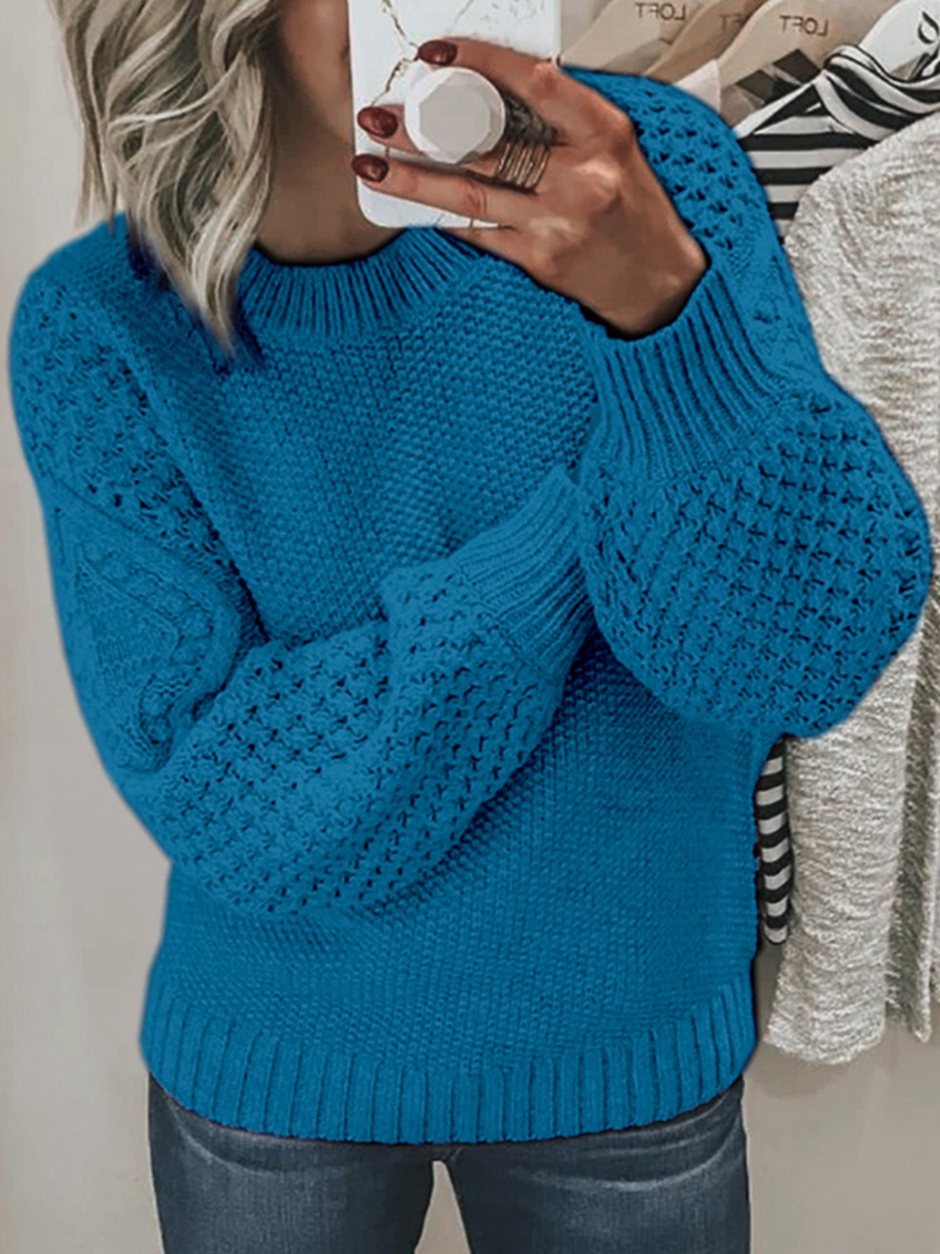 Pull épais uni chaud