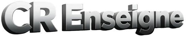 CR Enseigne 3D Logo